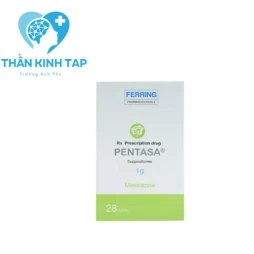 Pentasa 1g - Hộp 4 vỉ x 7 viên điều trị viêm ruột mãn tính